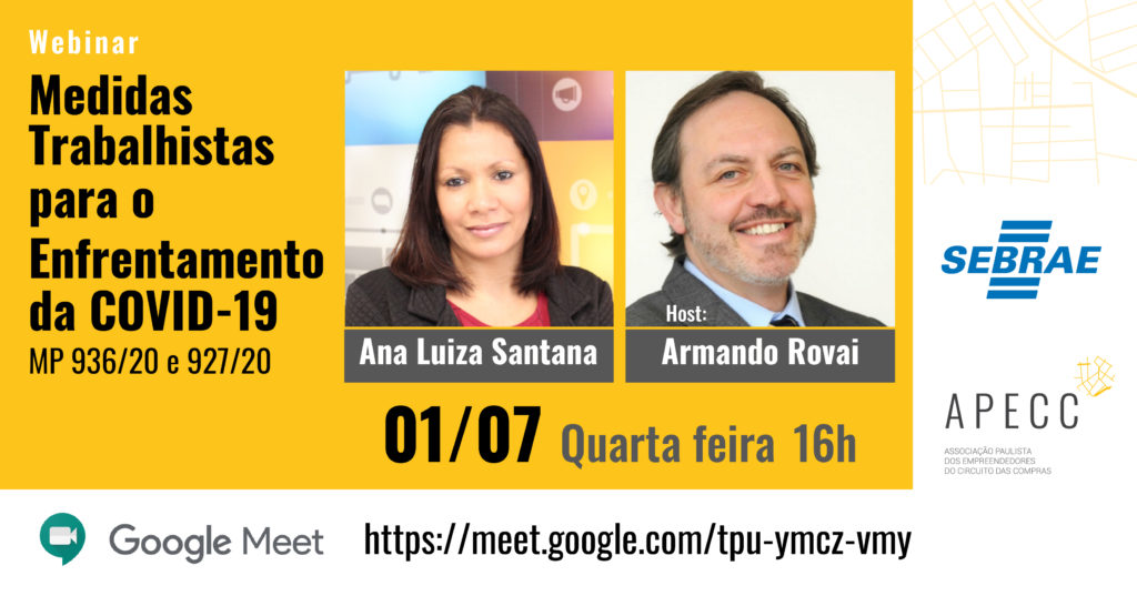 Assista o webinar completo sobre medidas trabalhistas para o enfrentamento da COVID-19 com Ana Luiza Santana