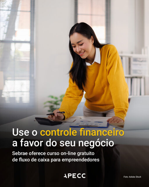 Seu dinheiro entra e sai do negócio… mas você acompanha tudo? 

O Sebrae oferece o curso online “Como controlar o fluxo de caixa”, ideal para quem quer organizar melhor as finanças e tomar decisões com mais segurança.

Em 10 horas de conteúdo, você aprende a controlar entradas e saídas, usar ferramentas de gestão financeira e planejar o futuro do seu negócio com mais previsibilidade.

👉 Compartilhe com quem quer organizar as finanças e empreender com mais segurança.