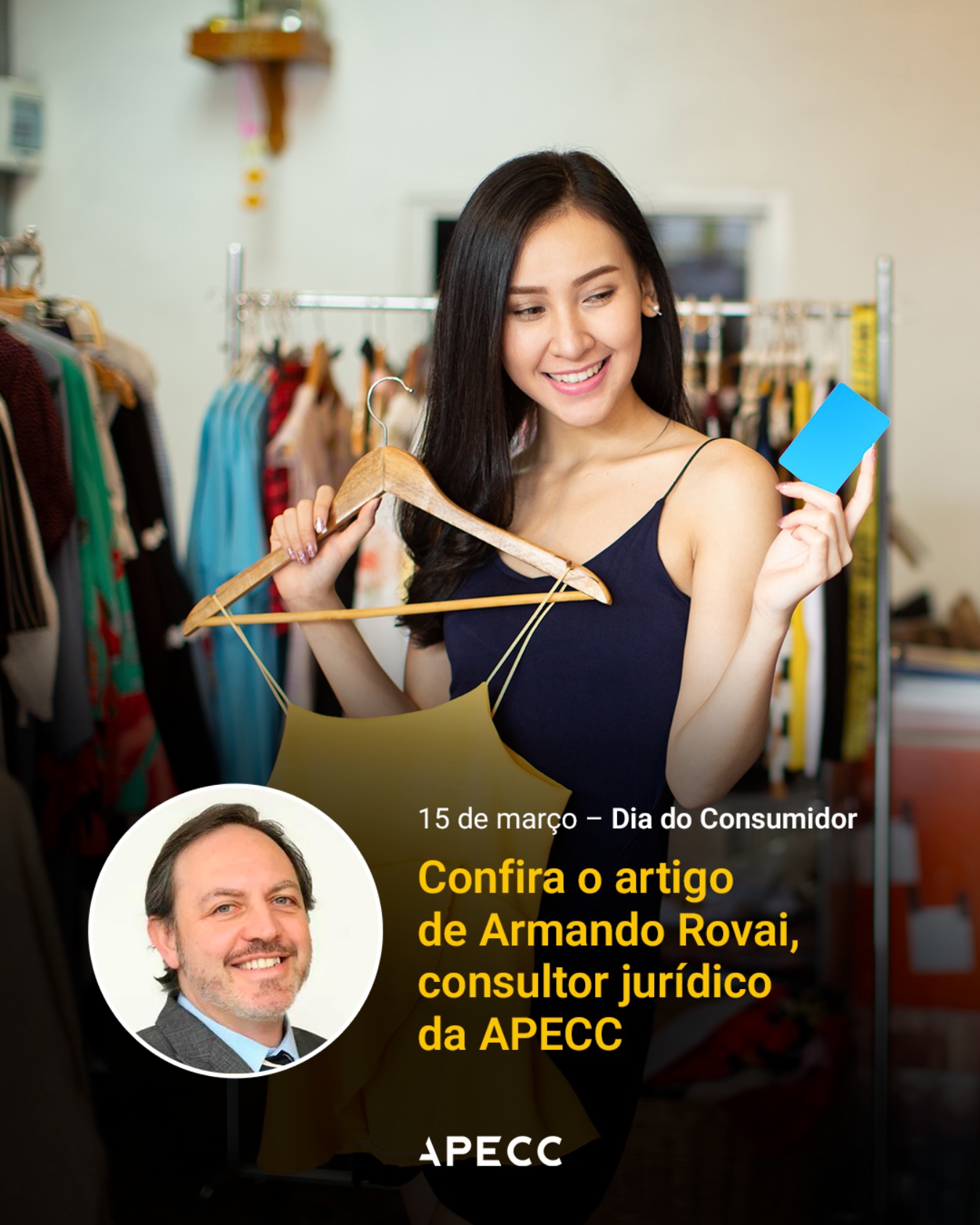 Hoje celebramos o Dia Internacional dos Direitos do Consumidor, uma data que reforça a importância da informação clara, da segurança e do respeito nas relações de consumo.

Esses princípios continuam essenciais para um mercado mais justo, transparente e equilibrado. Quando consumidores e empresários atuam com responsabilidade, todos ganham: o comércio cresce, a confiança aumenta e a economia se fortalece.

No Circuito das Compras, milhares de consumidores movimentam o comércio todos os dias, e a APECC acredita que valorizar boas práticas, qualidade e respeito ao cliente é parte fundamental desse ecossistema.

Para marcar a data, o consultor jurídico da APECC, Armando Rovai, preparou um artigo especial sobre os direitos do consumidor e os desafios das relações de consumo no cenário atual.

📖 Leia o artigo completo em nosso site. Link na bio!