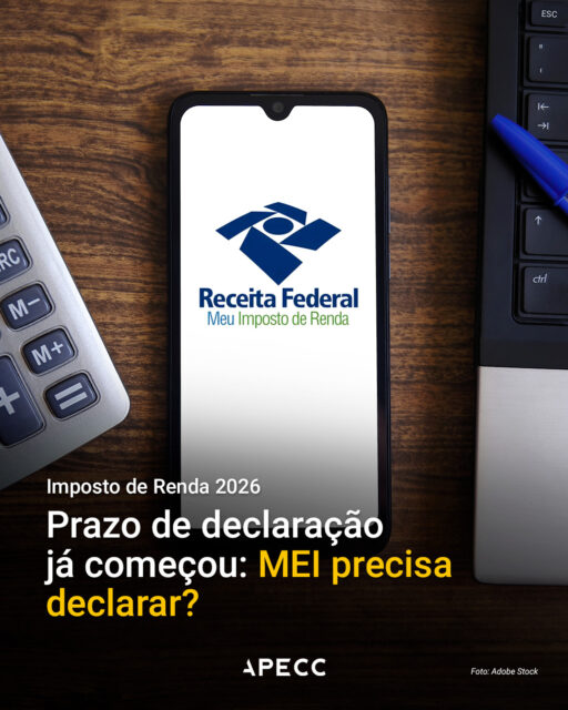 A partir do dia 23/03 começa o prazo de envio do IR e quem é MEI também precisa entender se entra nessa obrigação.

Você precisa declarar o IR se, como pessoa física, recebeu mais de R$ 35.584 em 2025.

Mas fica atento: mesmo quem não precisa declarar o IR, deve enviar a declaração do MEI.

⚠️ A DASN-SIMEI precisa ser entregue até 31 de maio.

Ela informa o faturamento do seu negócio no ano anterior.
E deixar de enviar pode gerar multa e travar seu CNPJ.

Dica importante:
✔ registre suas entradas e saídas
✔ guarde comprovantes
✔ acompanhe seu faturamento

Organização evita dor de cabeça e mantém seu negócio rodando!

👉 Salve e compartilhe com quem é MEI e precisa ficar em dia.
#impostoderenda #IR2026 #MEI #apecc