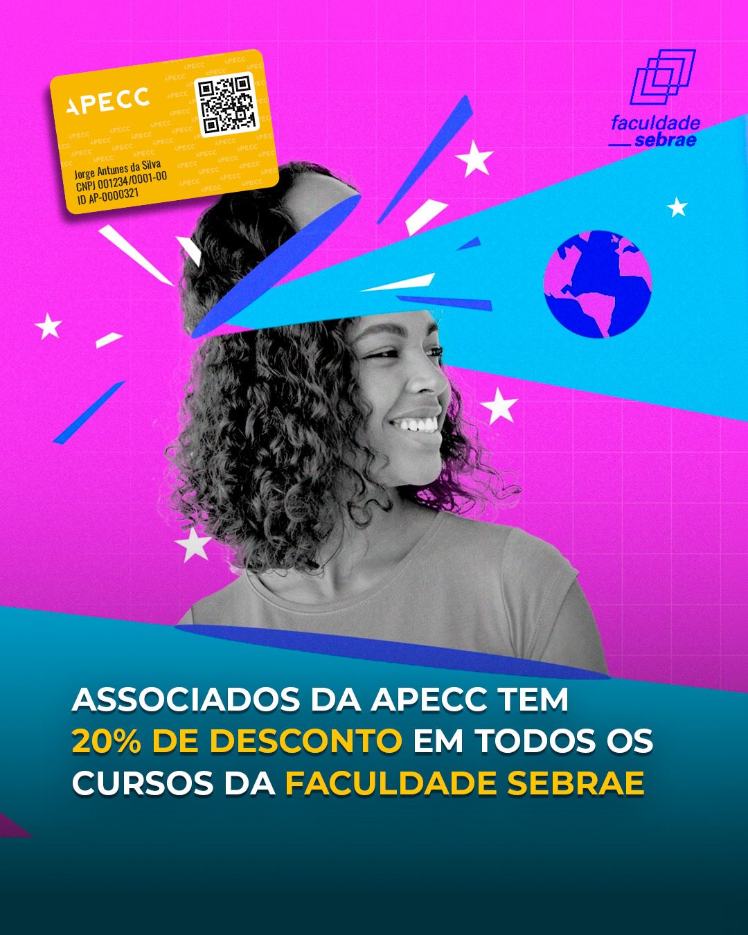Associados da APECC têm 20% de desconto na Faculdade Sebrae!

A Faculdade Sebrae é referência em formação empreendedora e oferece cursos em áreas como Administração, Gestão de Negócios, Marketing e Estratégias de Vendas.

Com o convênio, associados APECC garantem 20% de desconto em:
- Cursos livres
- Graduação
- MBA

Invista no conhecimento e fortaleça o seu futuro como empreendedor.

📌 Saiba mais em faculdadesebrae.com.br ou atendimento@faculdadesebrae.com.br

#APECC #FaculdadeSebrae #Empreendedorismo #CircuitoDasCompras